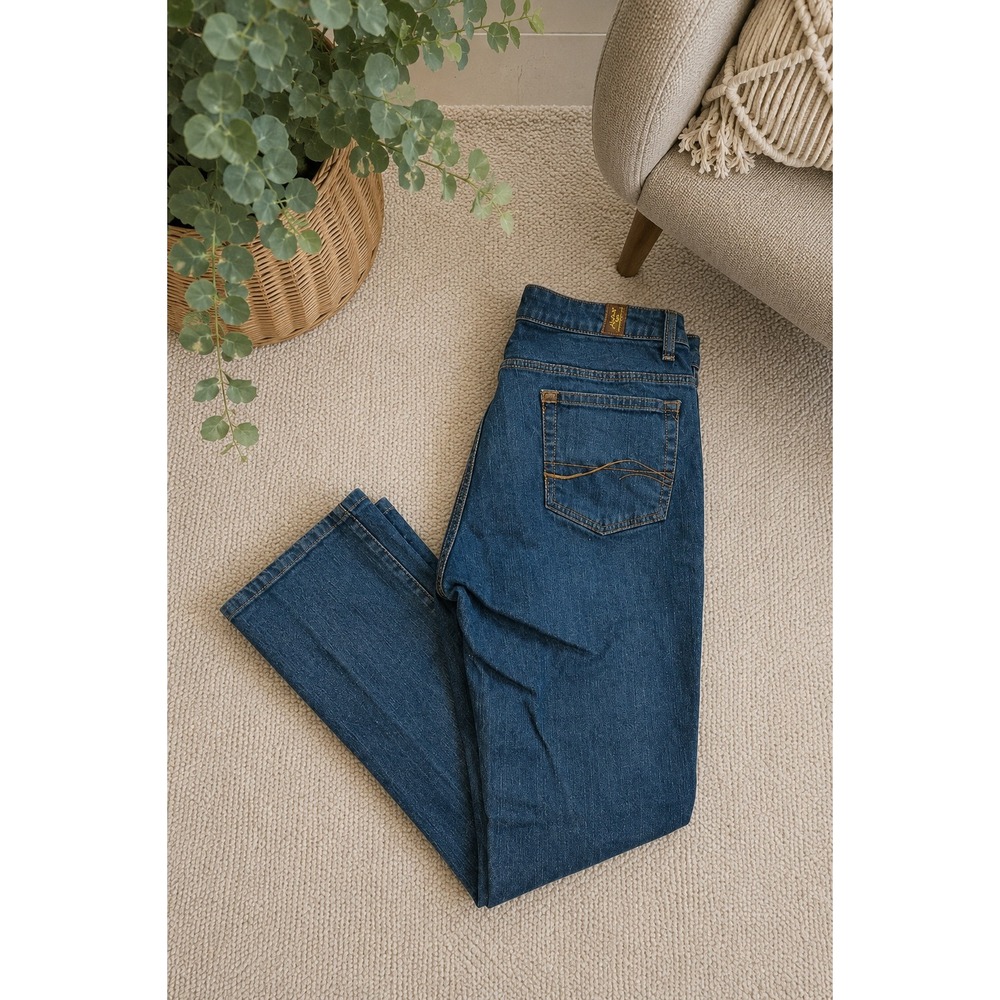 Wrangler Aura Bootcut Jeans Womens 12 Average Western Cowgirl Ranch Rodeo Denim